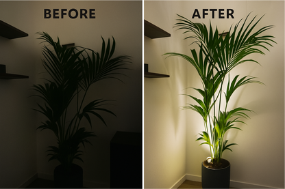 GlowLeaf LED spotlight - oplaadbare lamp